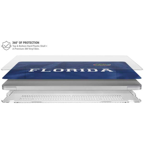 University of Florida Blue Jersey MacBook Air 15in (2023-2025) Case plus Skin